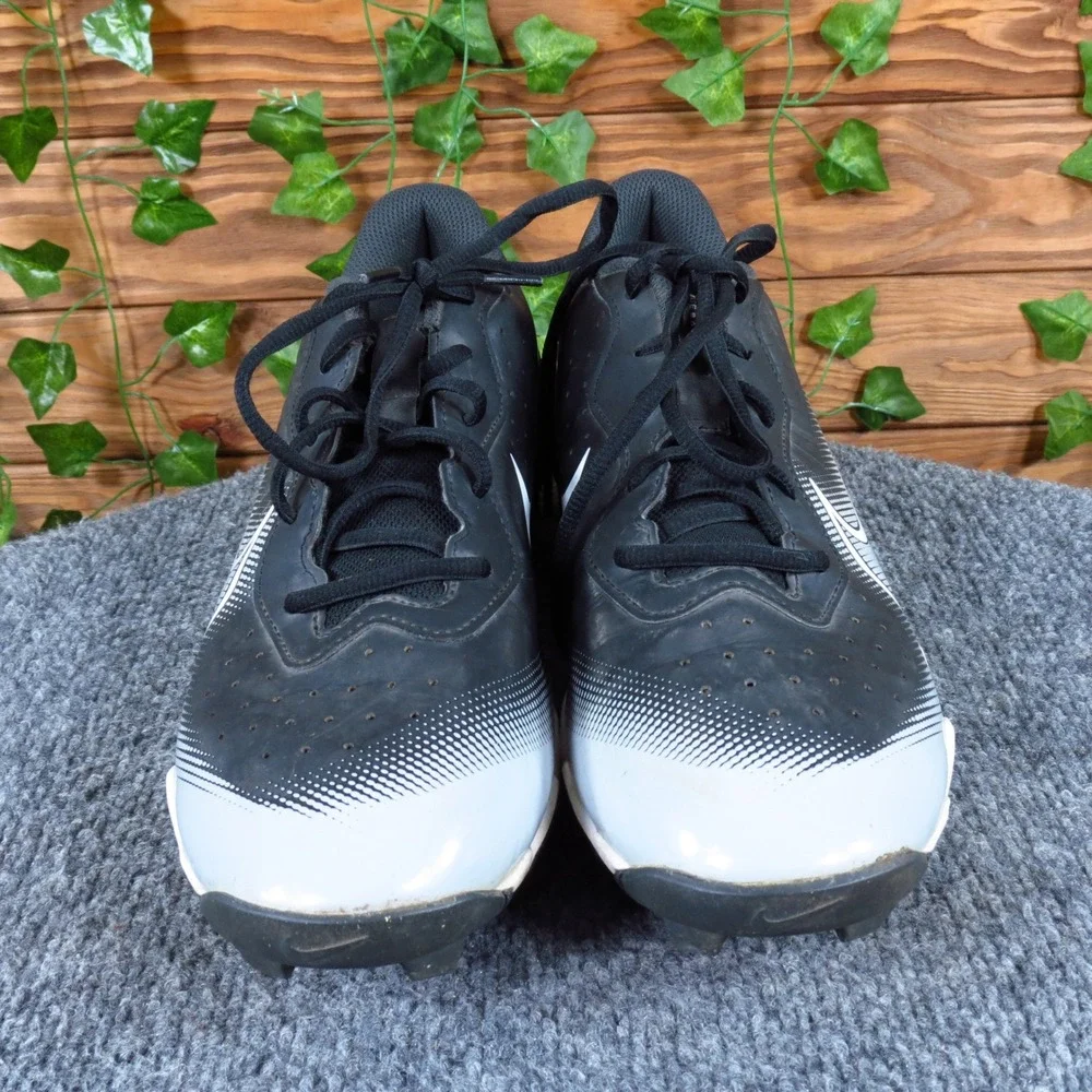 Nike Alpha Huarache 4 Keystone Men Baseball Cleats Size 9.5 Athletic Black White